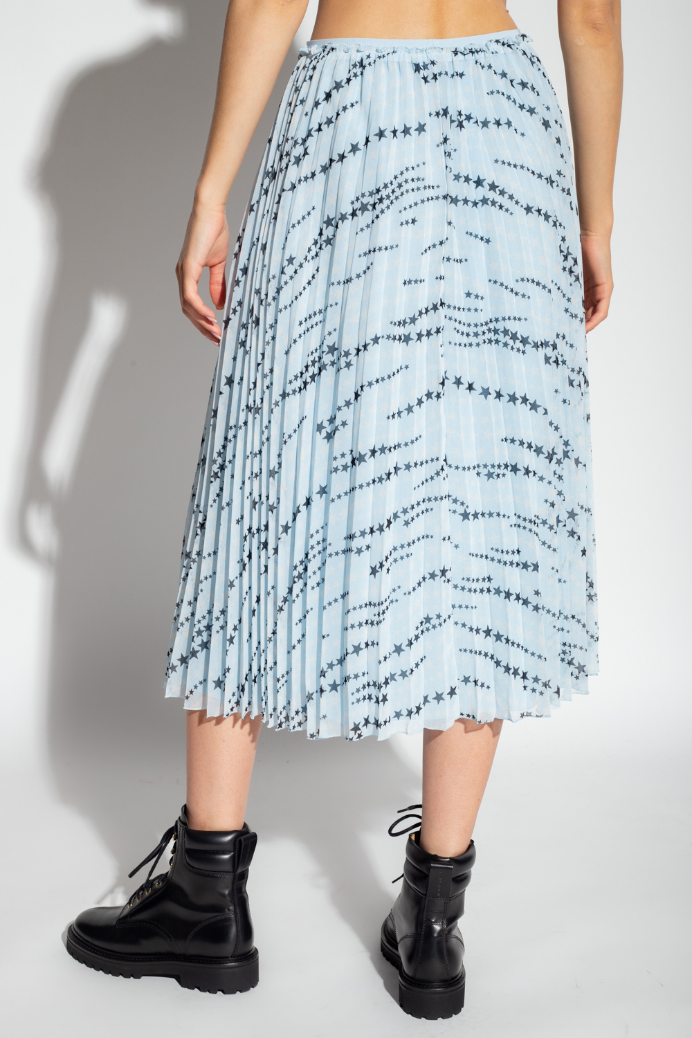 Valentino blue pleated top skirt